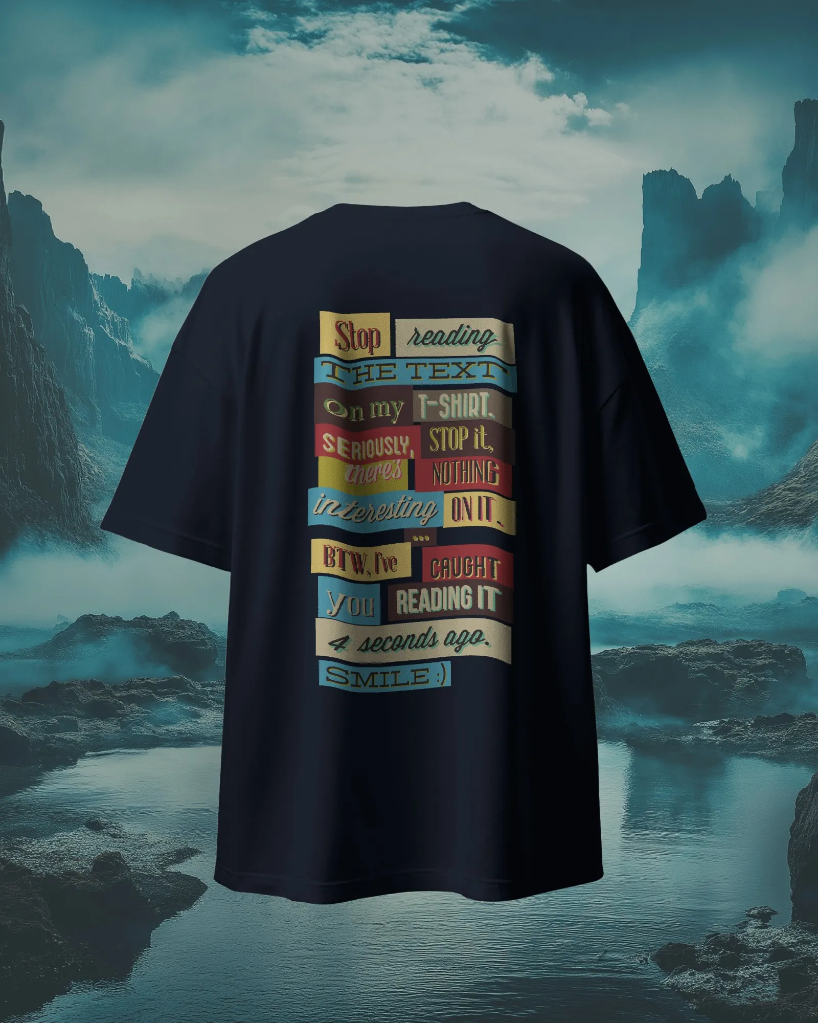 Caught You Reading || Premium Streetwear Oversized T-shirt || - Image 10