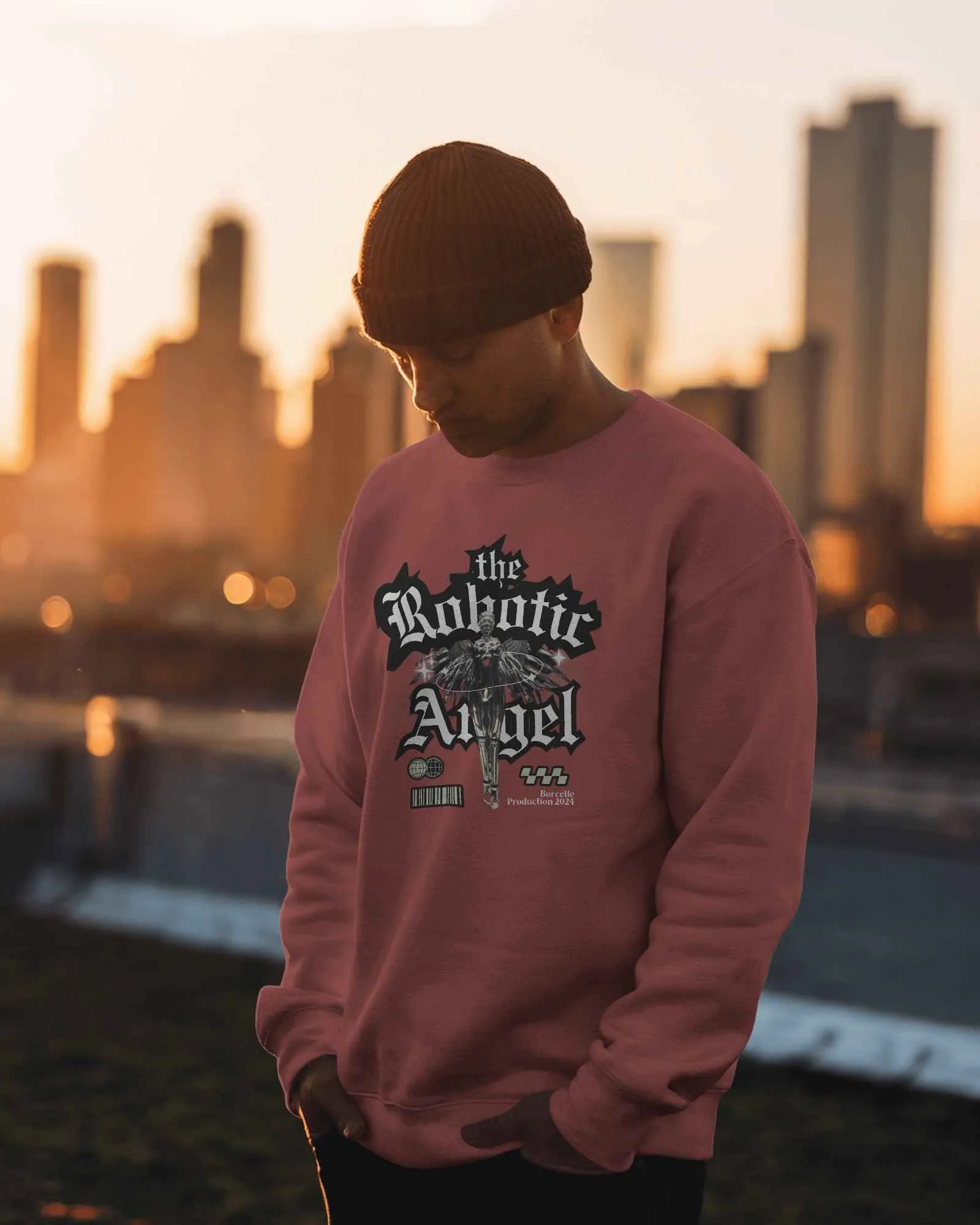 The Robotic Angel || Premium Streetwear Sweatshirt