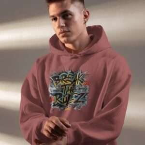 Break The Rulez || Premium Streetwear Hooded Sweatshirt ||