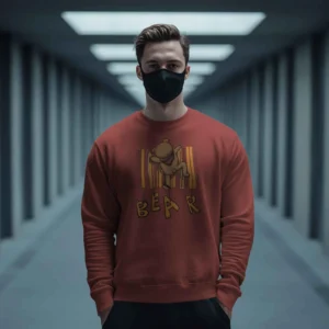 Barcode Bear Buddy || Premium Streetwear Sweatshirt ||