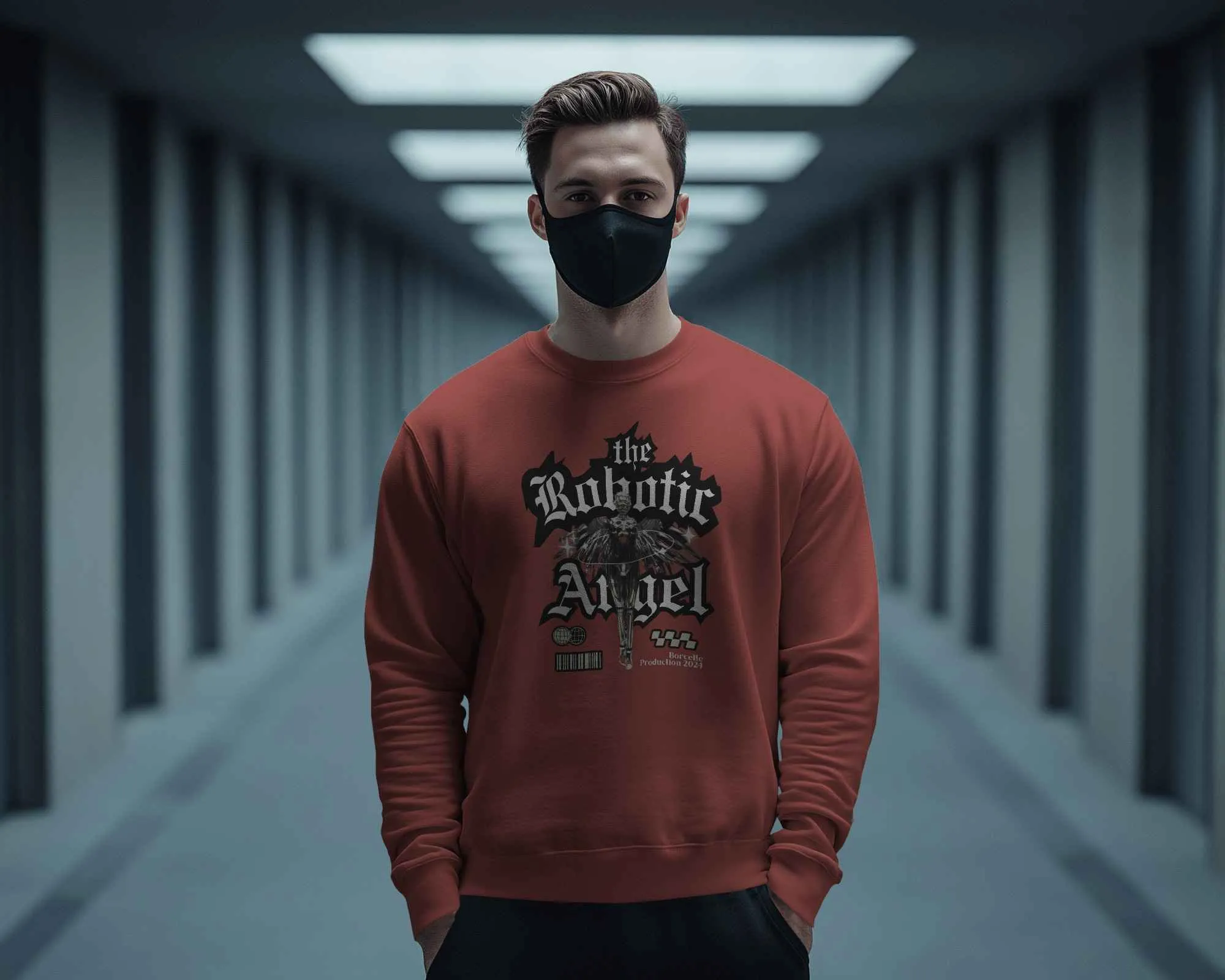 The Robotic Angel || Premium Streetwear Sweatshirt - Image 16