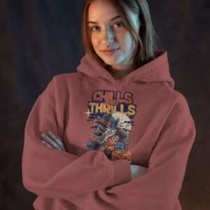 Chills and Thrills || Premium Hooded Sweatshirt ||