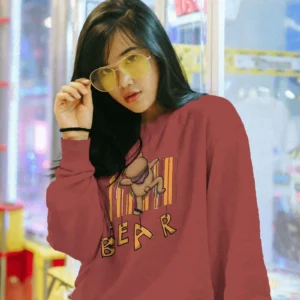 Barcode Bear Buddy || Premium Streetwear Sweatshirt ||