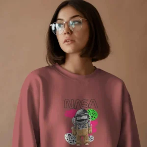NASA Moonwalker Bear || Premium Streetwear Sweatshirt ||
