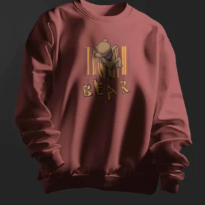 Barcode Bear Buddy || Premium Streetwear Sweatshirt ||
