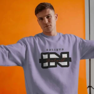 Believe In Yourself Quote || Premium Streetwear Oversized Sweatshirt ||