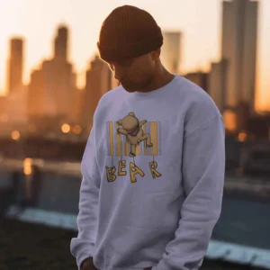 Barcode Bear Buddy || Premium Streetwear Sweatshirt ||