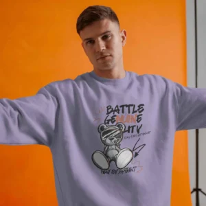 Battle Bear || Premium Streetwear Oversized Sweatshirt ||