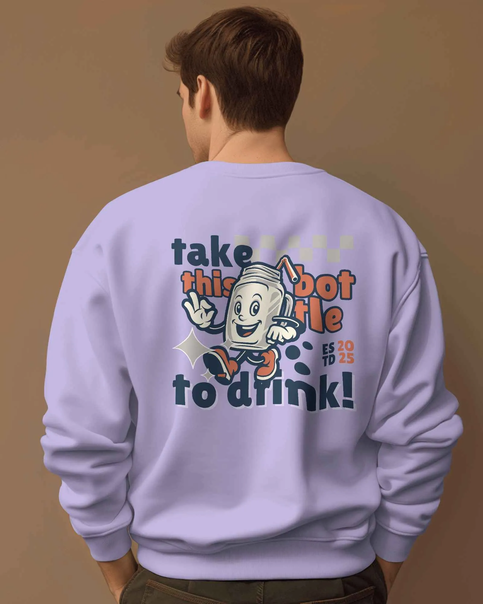 Take this Bottle to Drink Funny Quote || Premium Streetwear Oversized Sweatshirt || - Image 17