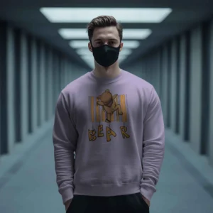 Barcode Bear Buddy || Premium Streetwear Sweatshirt ||