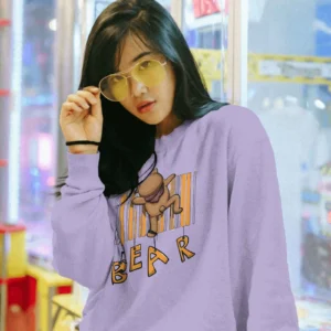 Barcode Bear Buddy || Premium Streetwear Sweatshirt ||