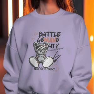 Battle Bear || Premium Streetwear Oversized Sweatshirt ||