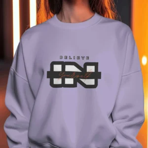 Believe In Yourself Quote || Premium Streetwear Oversized Sweatshirt ||