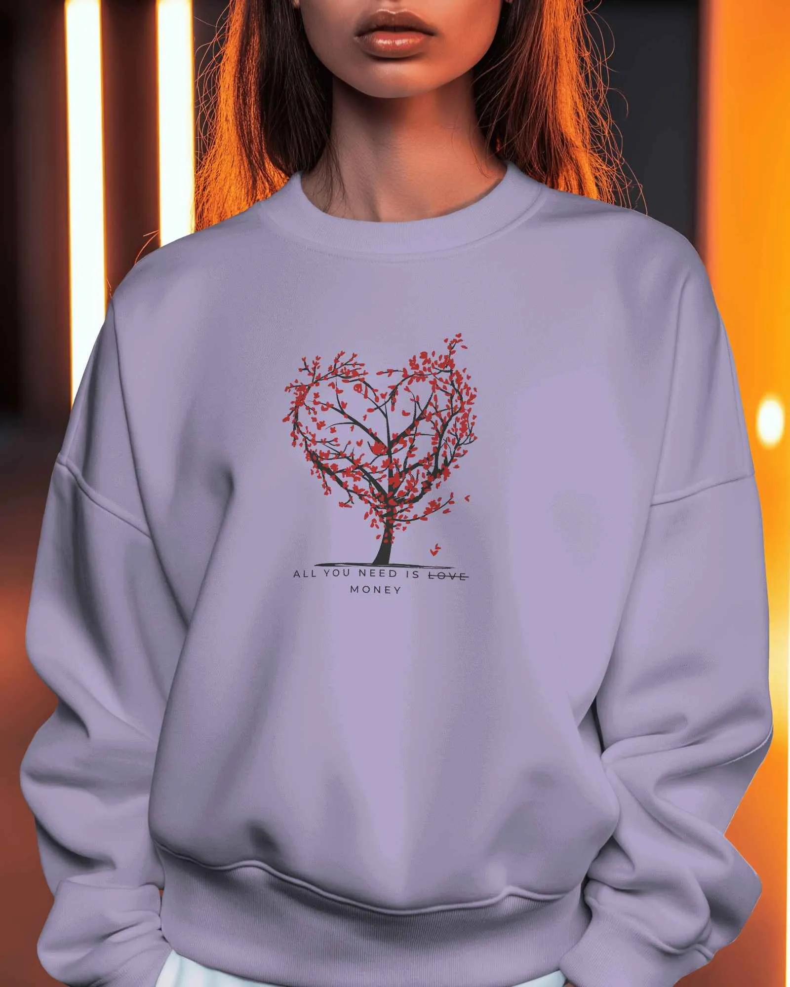 All You Need Is Money || Premium Streetwear Oversized Sweatshirt || - Image 5