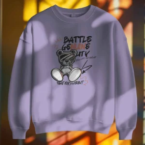 Battle Bear || Premium Streetwear Oversized Sweatshirt ||