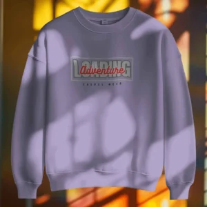 Adventure Loading  || Premium Streetwear Oversized Sweatshirt ||