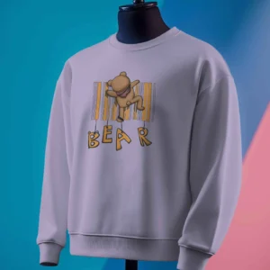 Barcode Bear Buddy || Premium Streetwear Sweatshirt ||