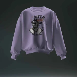 Battle Bear || Premium Streetwear Oversized Sweatshirt ||