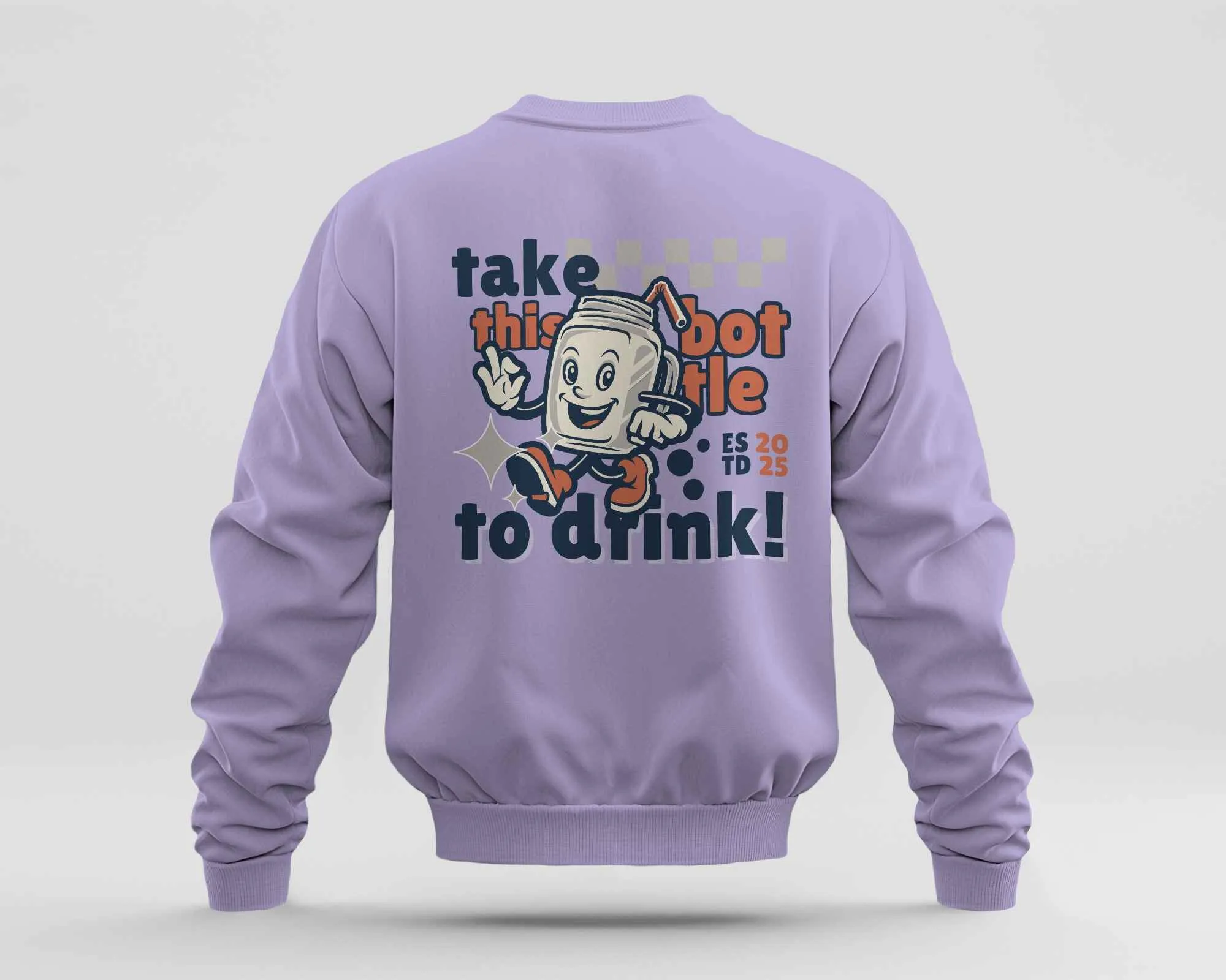 Take this Bottle to Drink Funny Quote || Premium Streetwear Oversized Sweatshirt || - Image 21