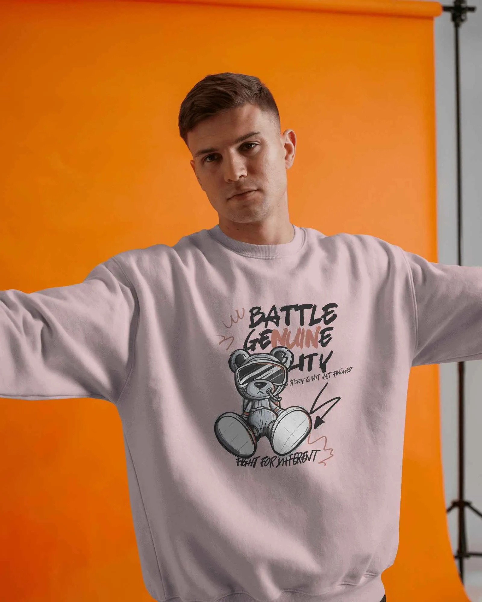 Battle Bear || Premium Streetwear Oversized Sweatshirt || - Image 15