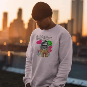 NASA Moonwalker Bear || Premium Streetwear Sweatshirt ||
