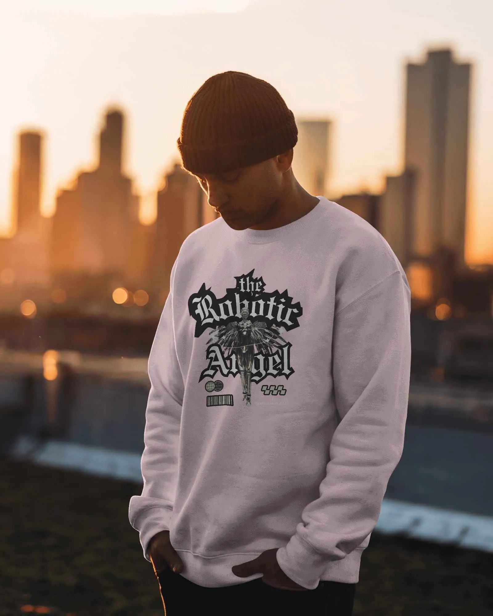The Robotic Angel || Premium Streetwear Sweatshirt - Image 22