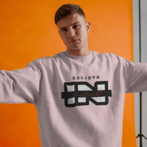 Believe In Yourself Quote || Premium Streetwear Oversized Sweatshirt ||