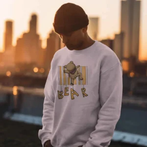 Barcode Bear Buddy || Premium Streetwear Sweatshirt ||