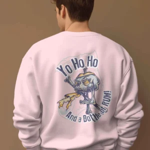 Skull Rum Raider Yo! Ho! Ho!! || Premium Streetwear Oversized Sweatshirt ||