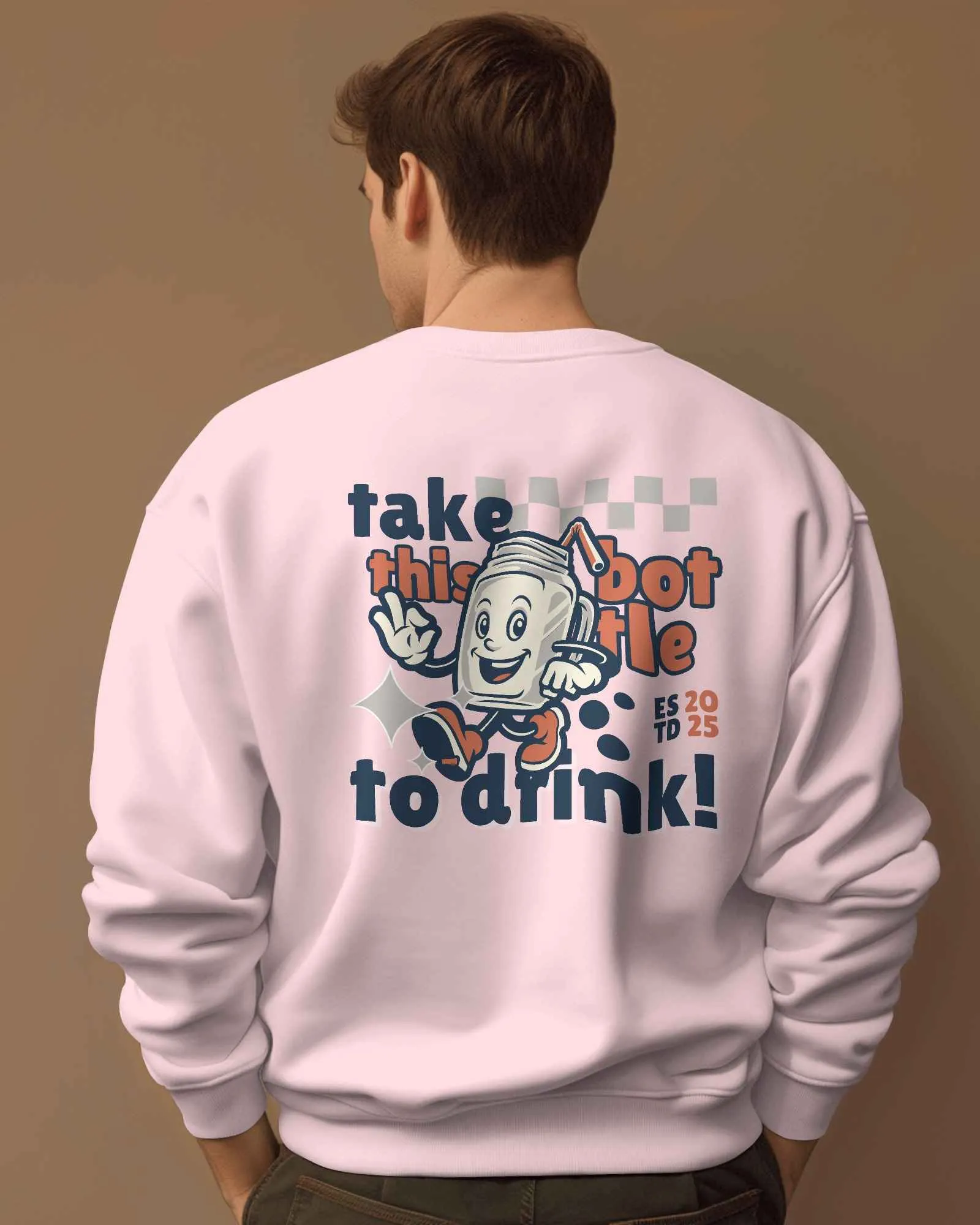 Take this Bottle to Drink Funny Quote || Premium Streetwear Oversized Sweatshirt || - Image 23
