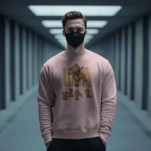 Barcode Bear Buddy || Premium Streetwear Sweatshirt ||