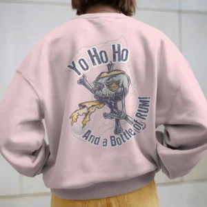 Skull Rum Raider Yo! Ho! Ho!! || Premium Streetwear Oversized Sweatshirt ||