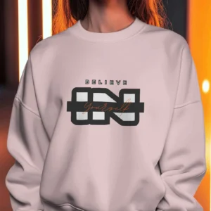 Believe In Yourself Quote || Premium Streetwear Oversized Sweatshirt ||