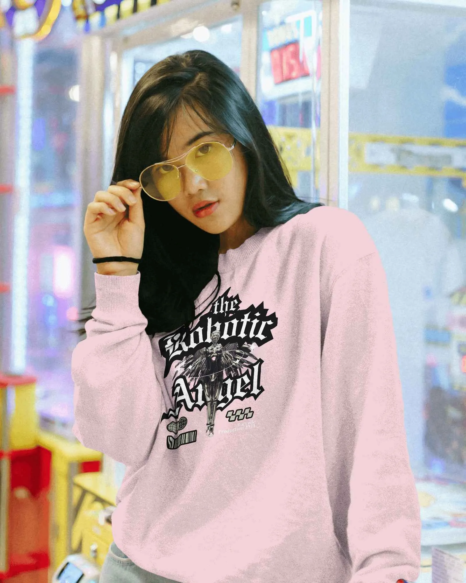 The Robotic Angel || Premium Streetwear Sweatshirt - Image 26