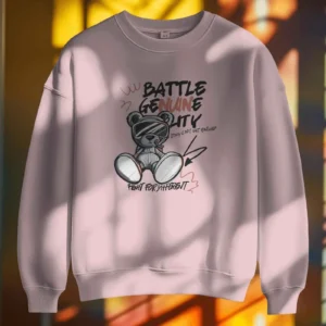 Battle Bear || Premium Streetwear Oversized Sweatshirt ||