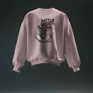 Battle Bear || Premium Streetwear Oversized Sweatshirt ||