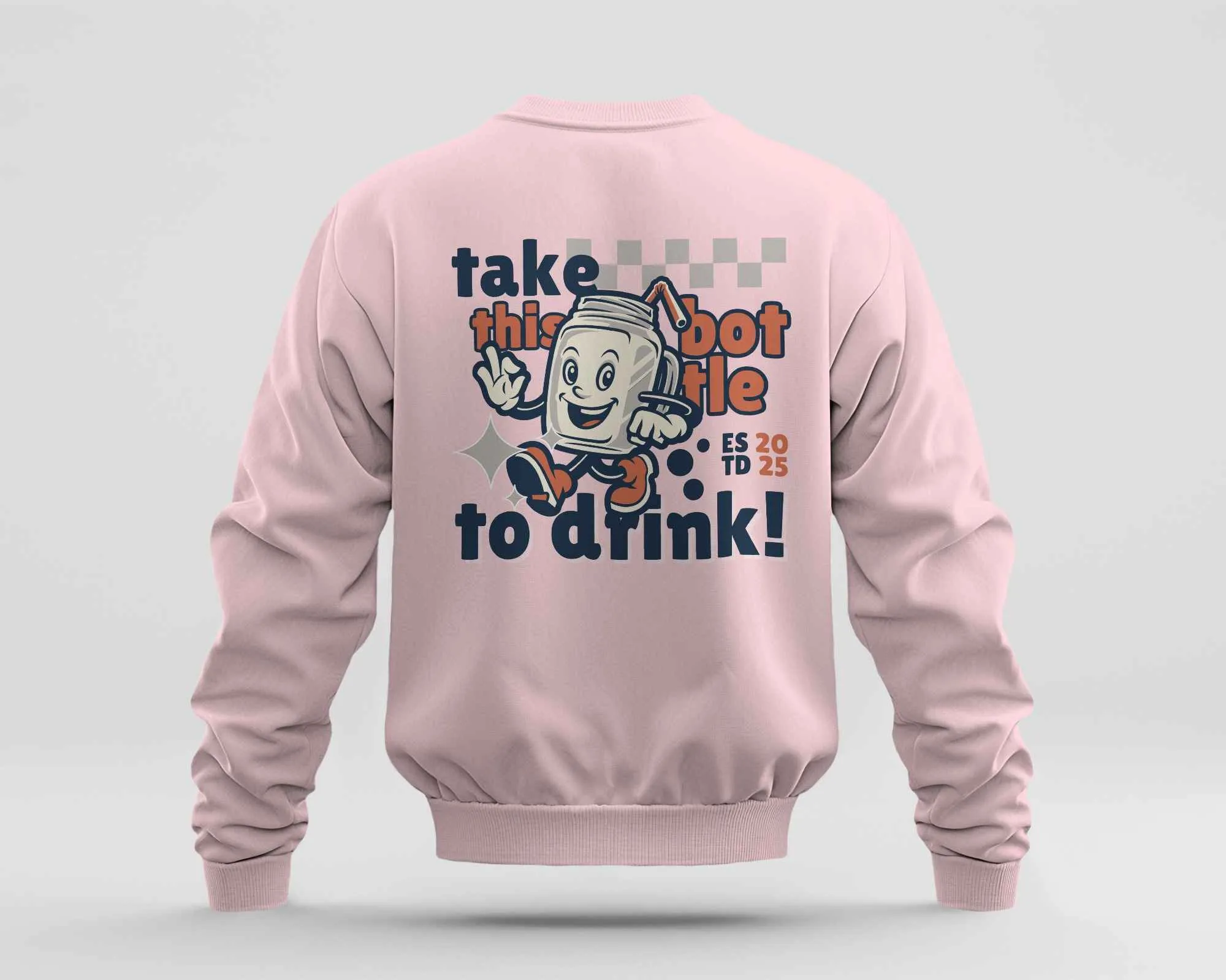 Take this Bottle to Drink Funny Quote || Premium Streetwear Oversized Sweatshirt || - Image 28