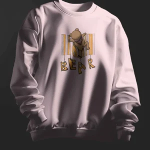 Barcode Bear Buddy || Premium Streetwear Sweatshirt ||