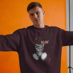 Battle Bear || Premium Streetwear Oversized Sweatshirt ||