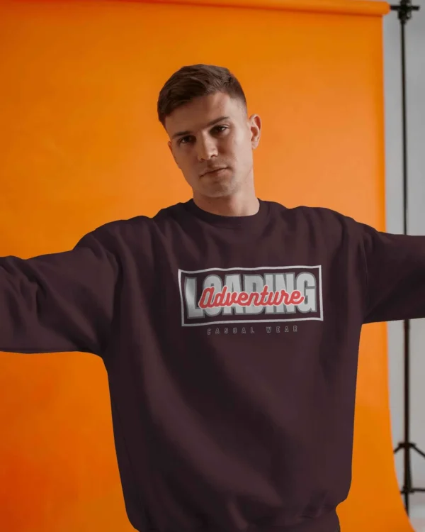 Adventure Loading  || Premium Streetwear Oversized Sweatshirt ||