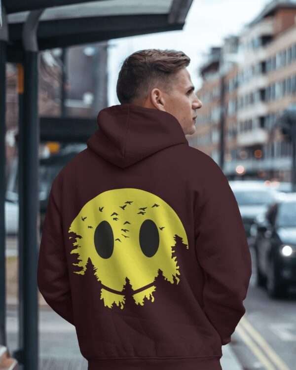 Smilely SunForest || Streetwear Premium Hooded Sweatshirt ||