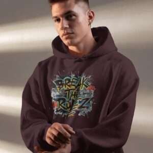 Break The Rulez || Premium Streetwear Hooded Sweatshirt ||