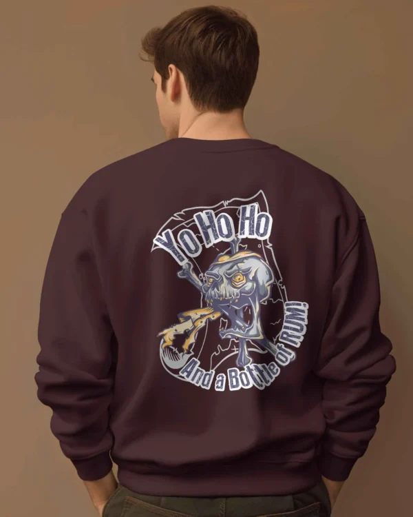 Skull Rum Raider Yo! Ho! Ho!! || Premium Streetwear Oversized Sweatshirt ||