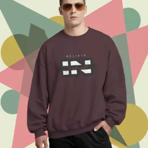 Believe In Yourself Quote || Premium Streetwear Oversized Sweatshirt ||