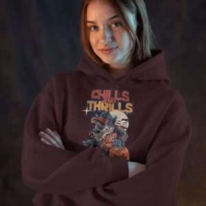 Chills and Thrills || Premium Hooded Sweatshirt ||