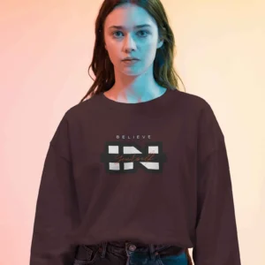 Believe In Yourself Quote || Premium Streetwear Oversized Sweatshirt ||