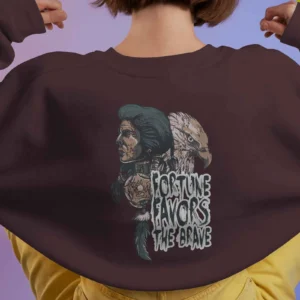 Fortune Favours The Brave || Premium Streetwear Sweatshirt ||