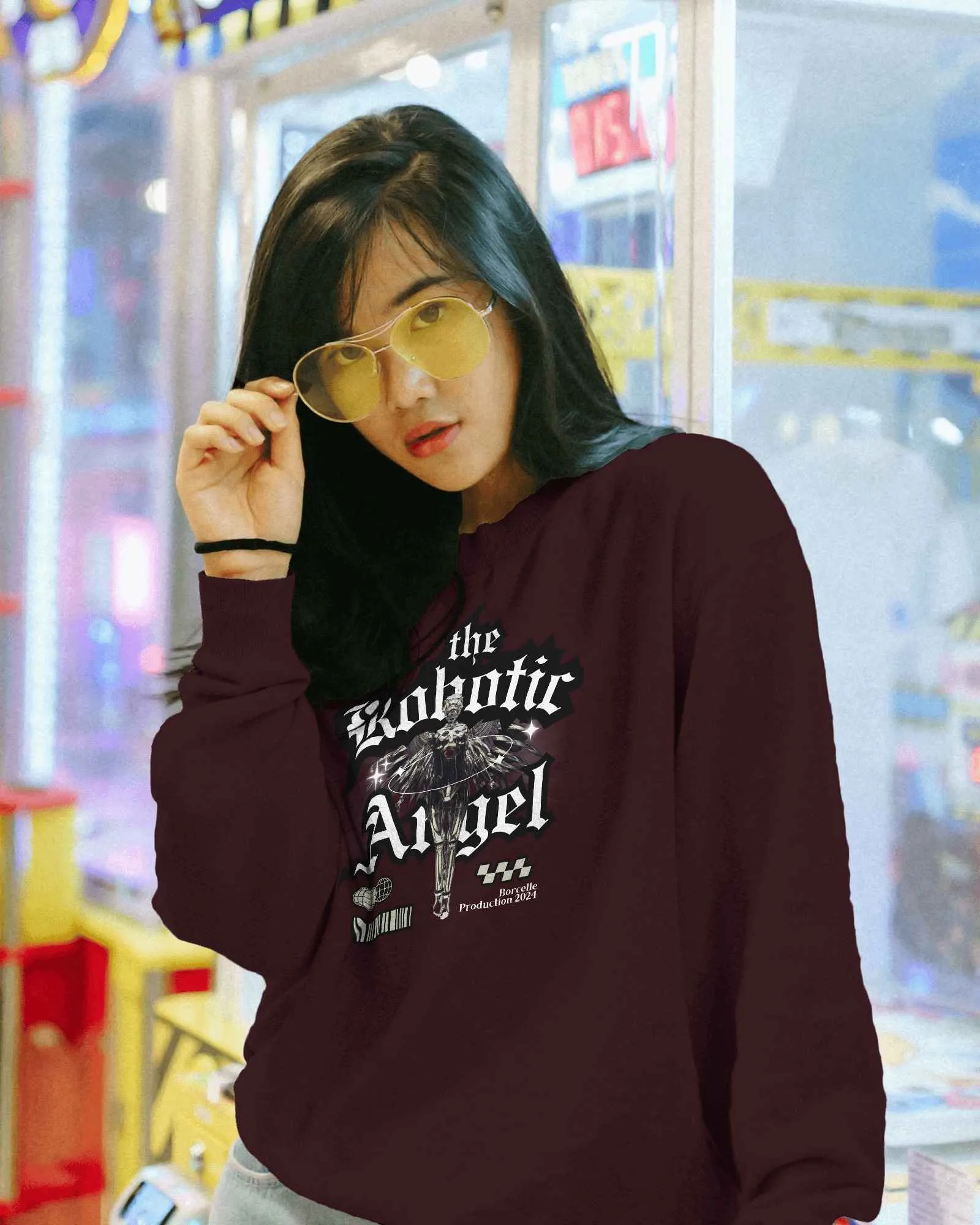 The Robotic Angel || Premium Streetwear Sweatshirt - Image 33