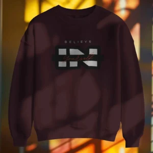 Believe In Yourself Quote || Premium Streetwear Oversized Sweatshirt ||