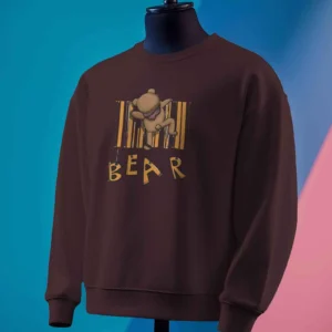 Barcode Bear Buddy || Premium Streetwear Sweatshirt ||